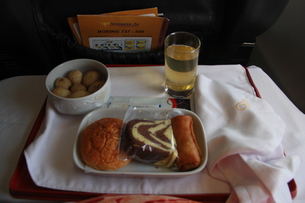 Business class snack - Sriwijaya