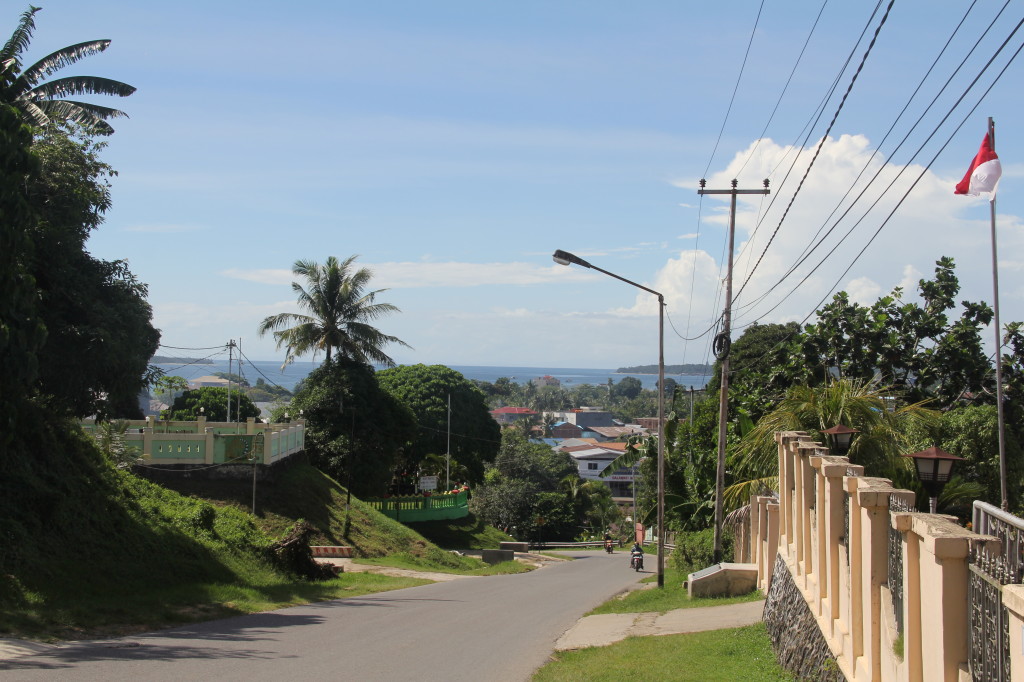 Outside  BUMA uphill from Royal Mamberamo Hotel