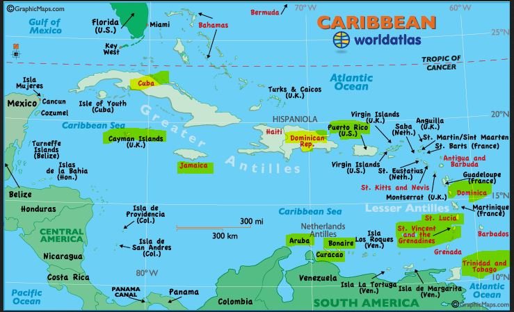 Caribbean Airlines Miles Reward Chart